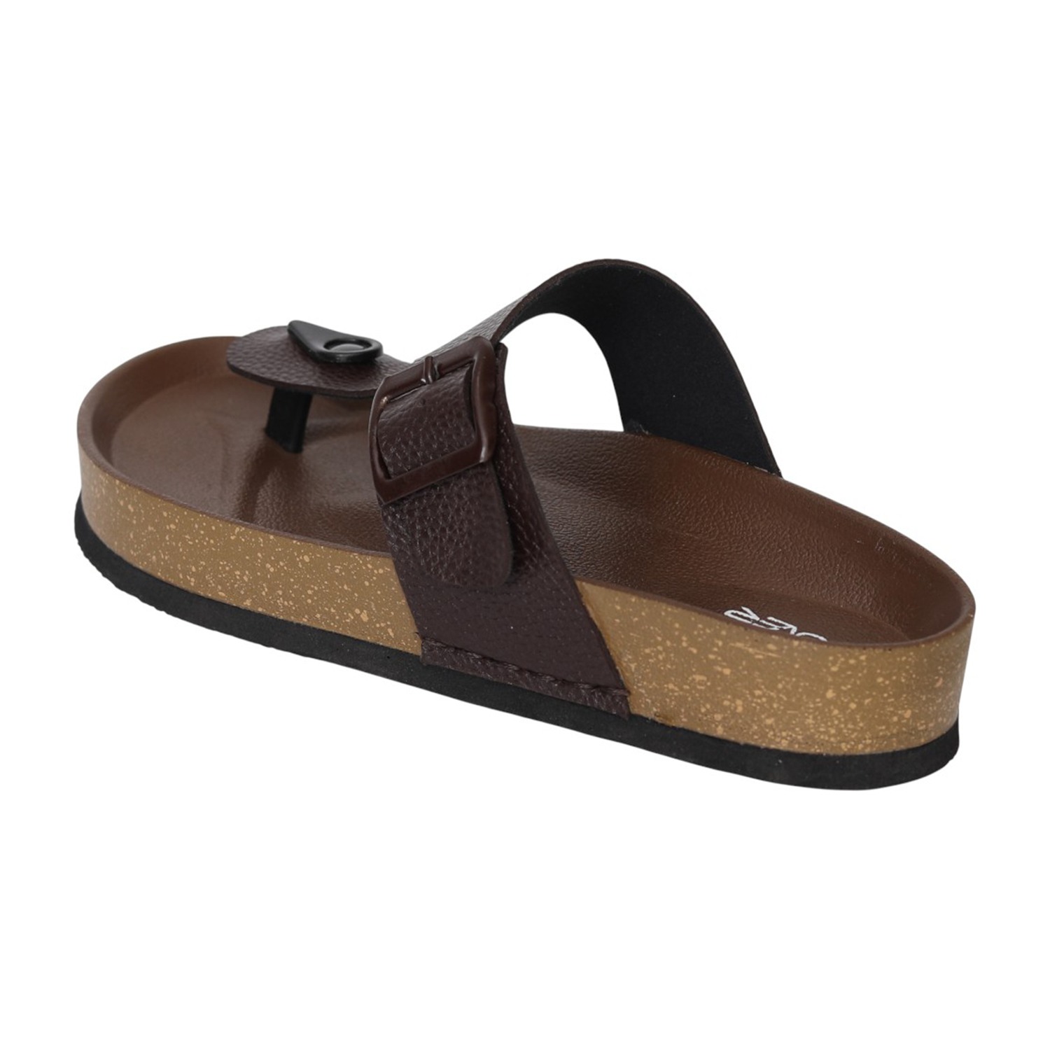 Men Brown DuneCork Thong Slides