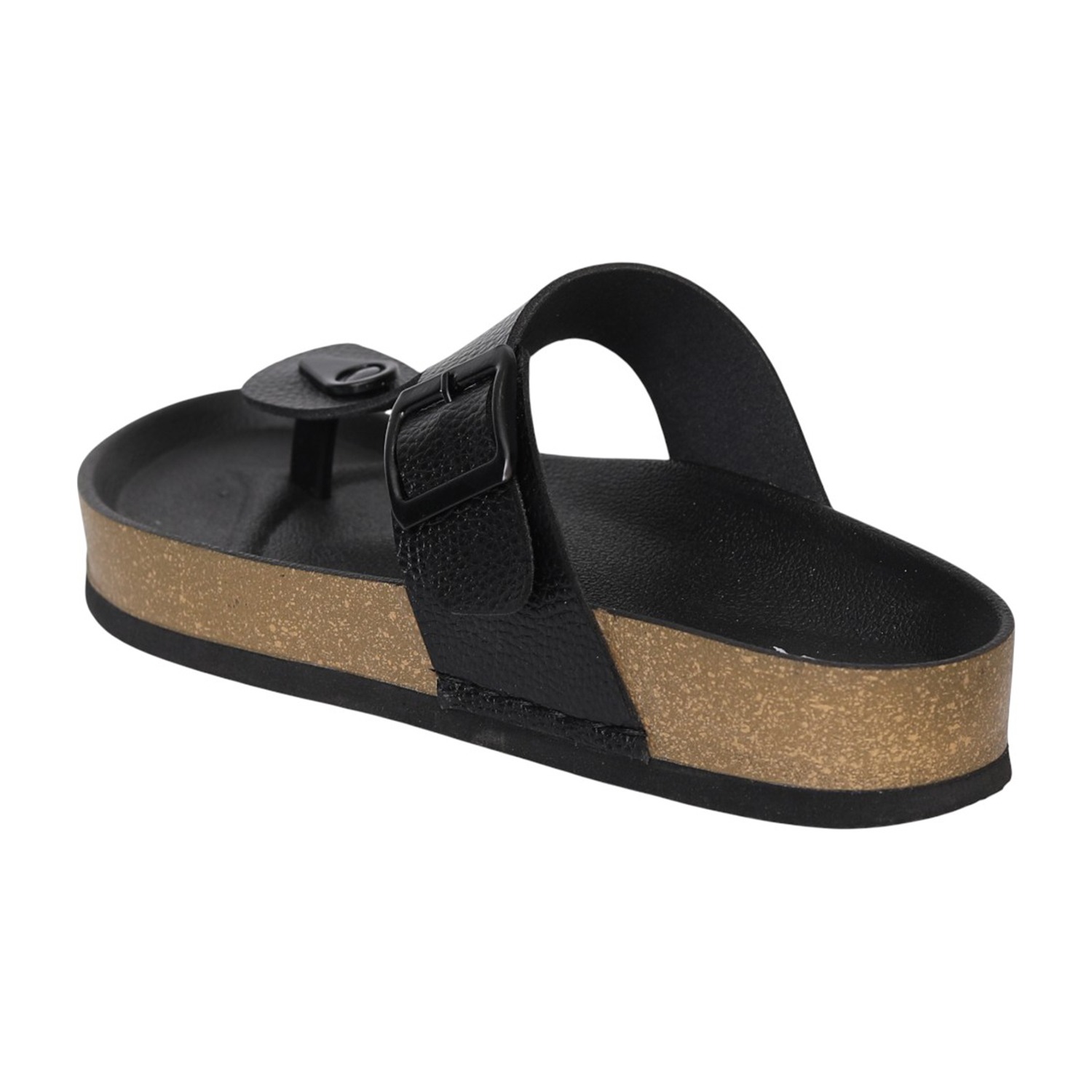 Men Navy Blue DuneCork Thong Slides