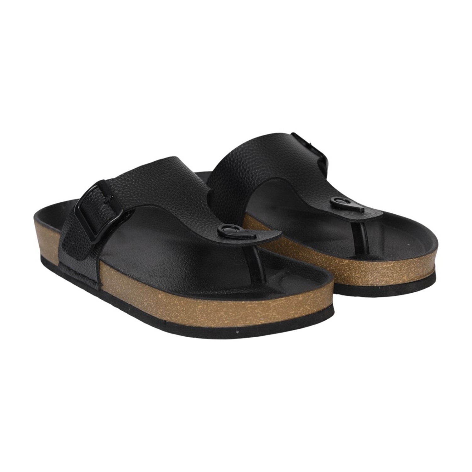 Men Navy Blue DuneCork Thong Slides