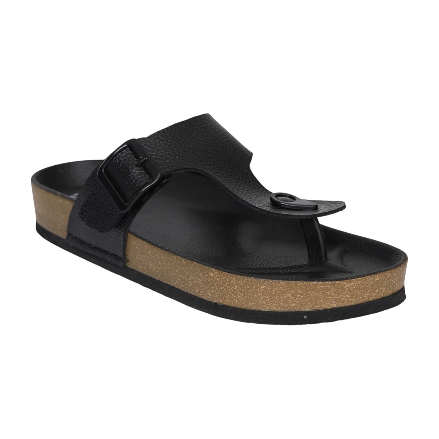 Men Navy Blue DuneCork Thong Slides