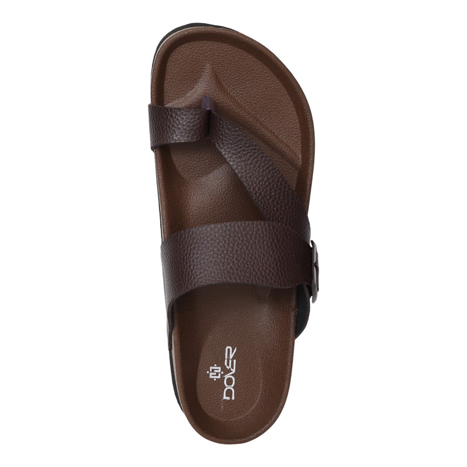 Men Brown FormCork Thong Slides
