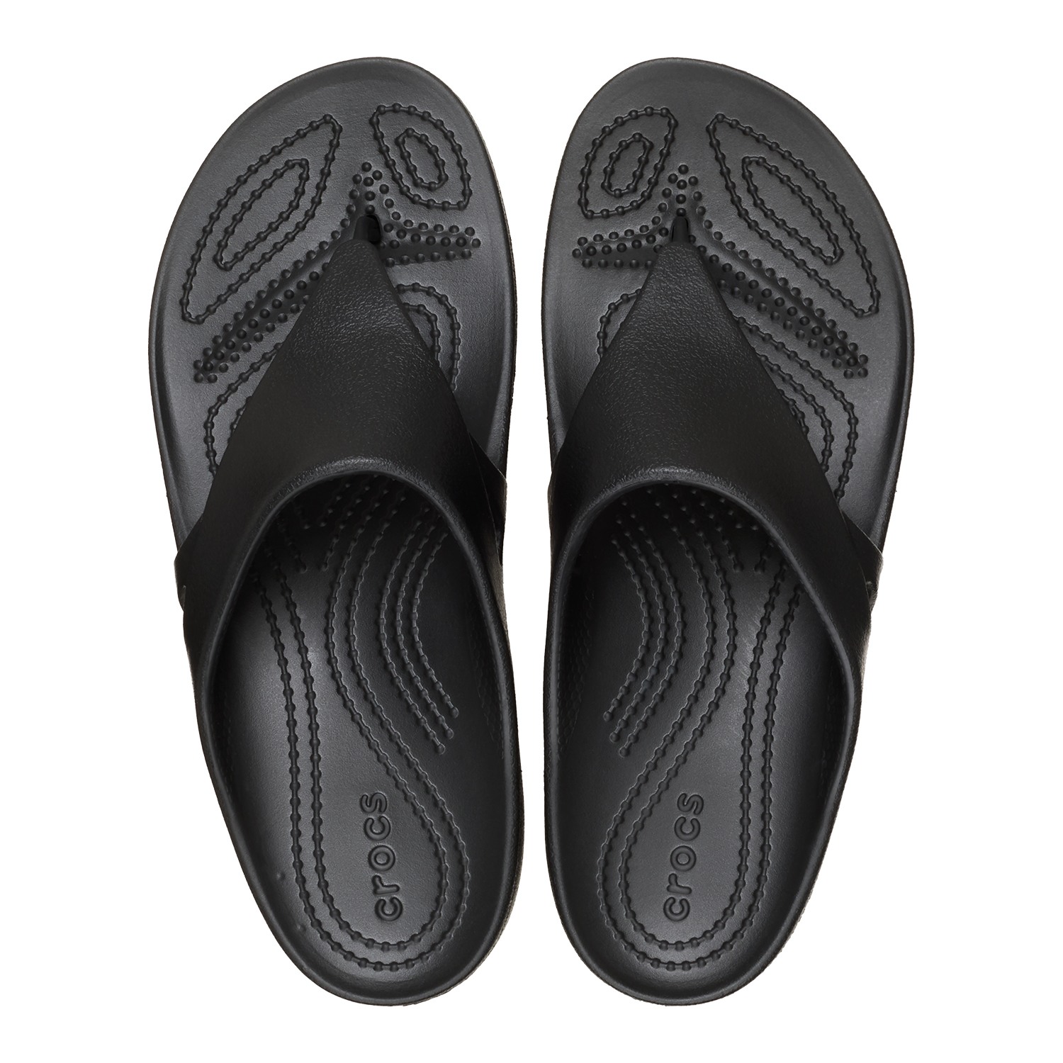 Brooklyn Flip Wedge Sandals – Black