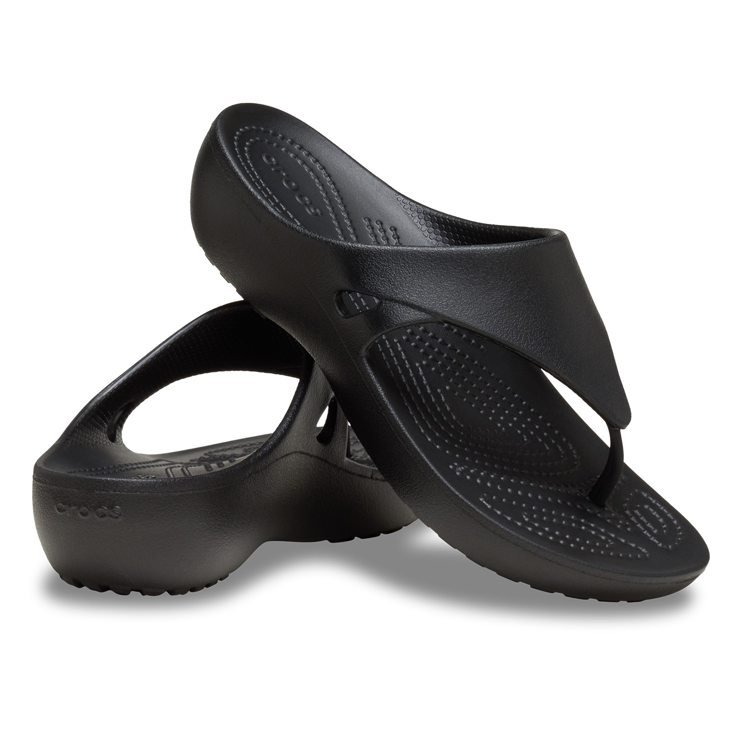 Brooklyn Flip Wedge Sandals – Black