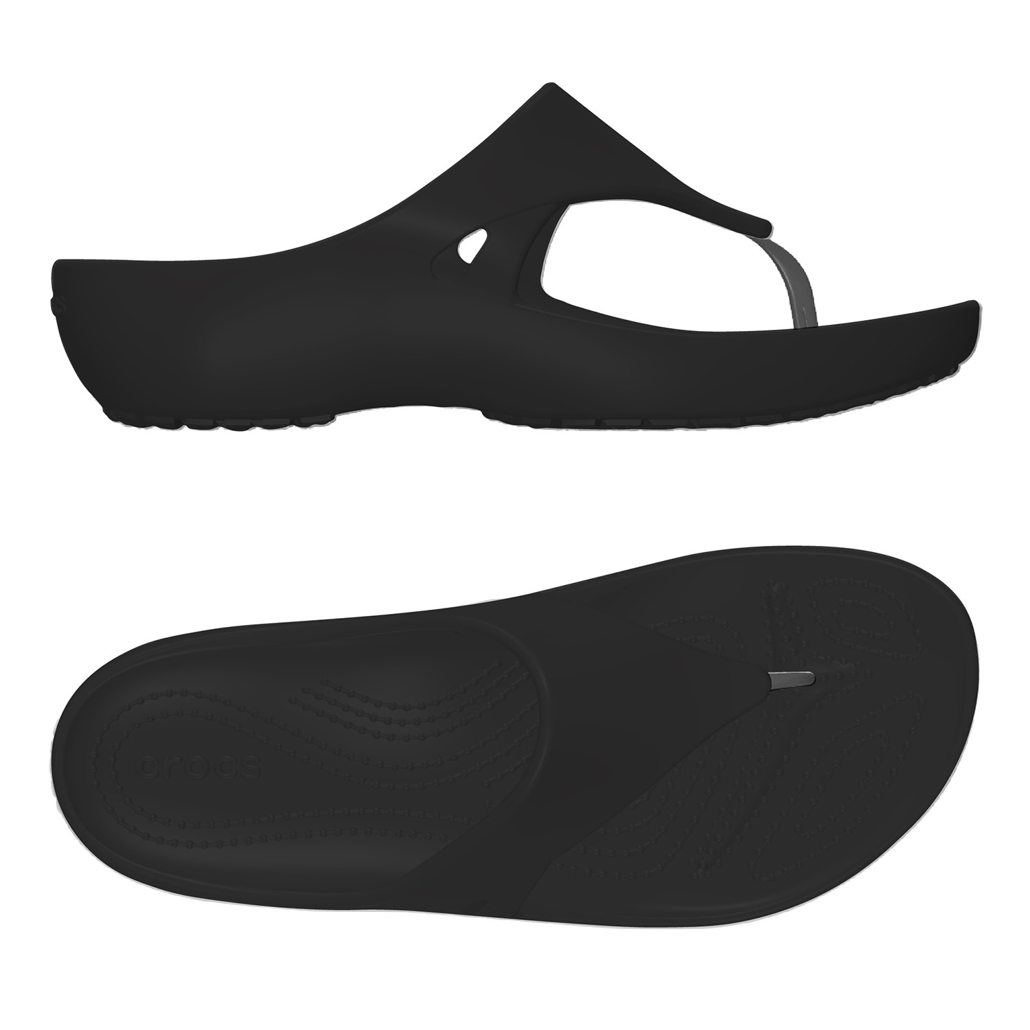 Brooklyn Flip Wedge Sandals – Black