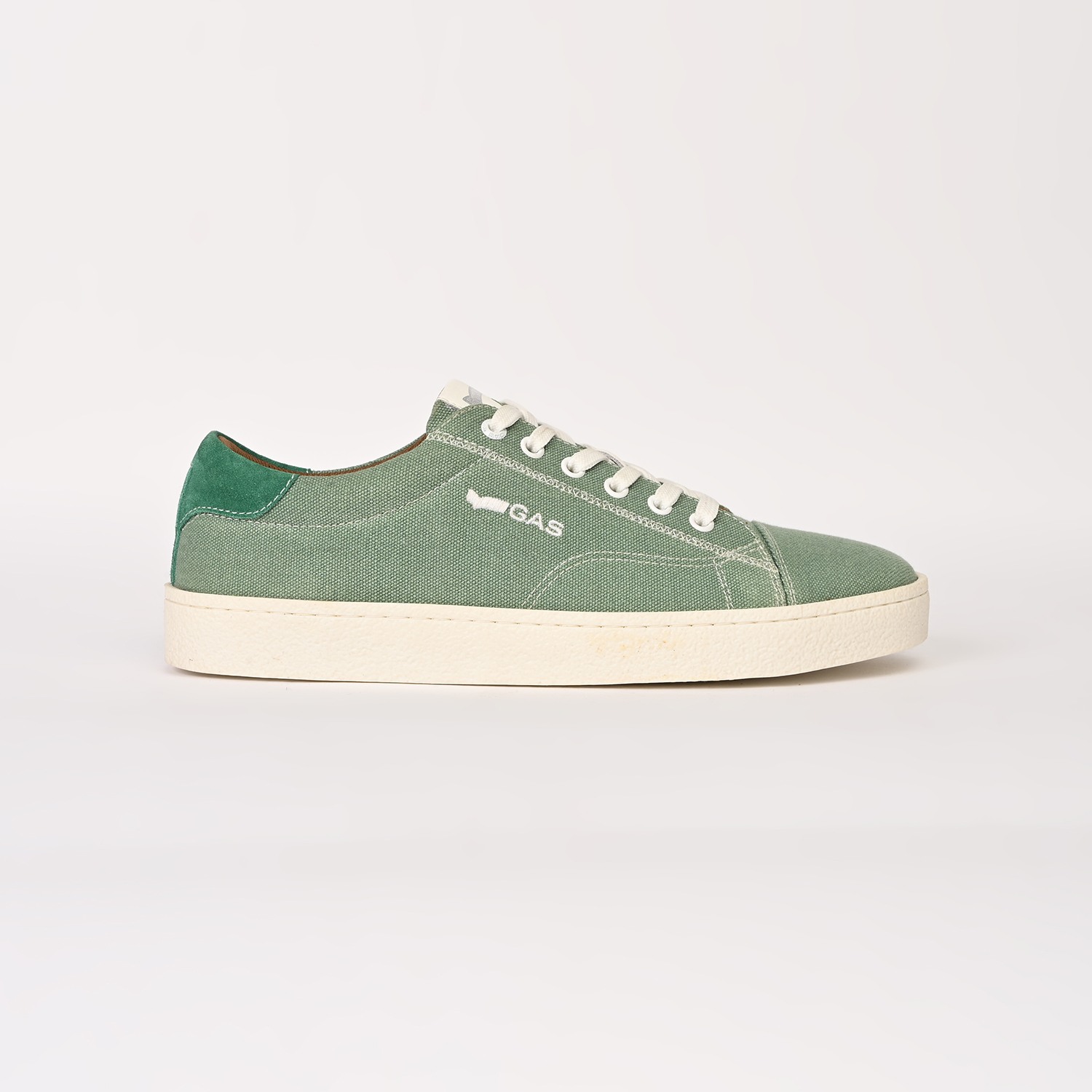 GAS | GAS Men Alpha-77 Green Sneakers|2