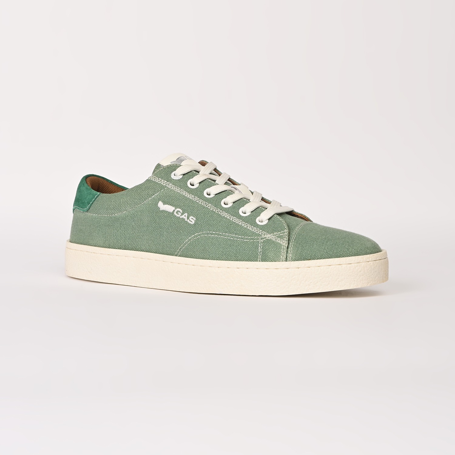 GAS | GAS Men Alpha-77 Green Sneakers|4