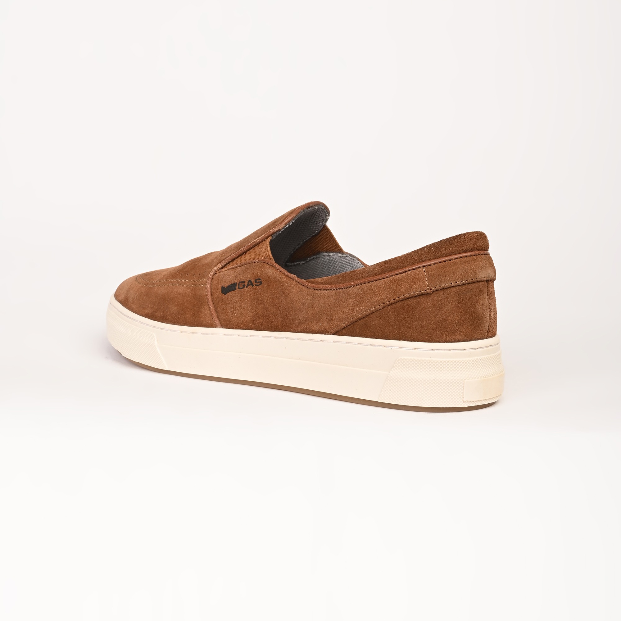GAS | Men Zippi Brown Casual Loafers|7