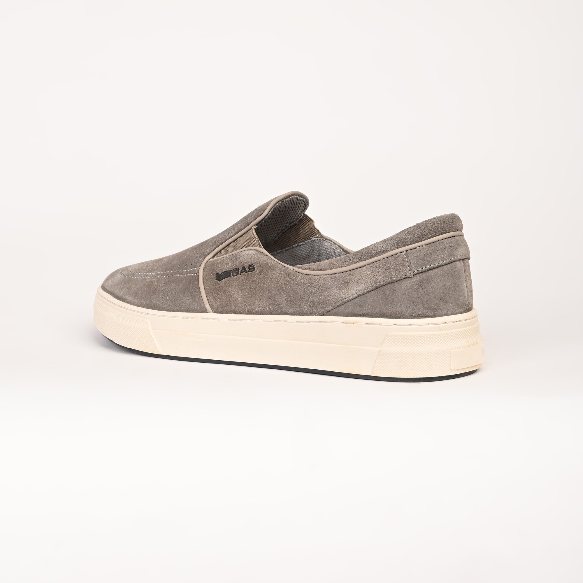 GAS | Men Zippi Grey Loafers|6