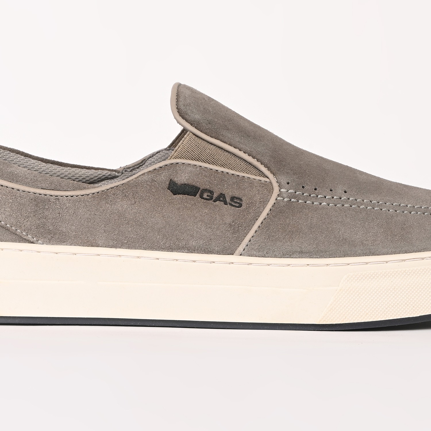 GAS | Men Zippi Grey Loafers|2