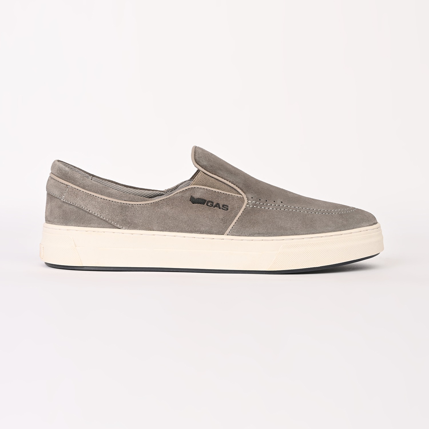 GAS | Men Zippi Grey Loafers|1