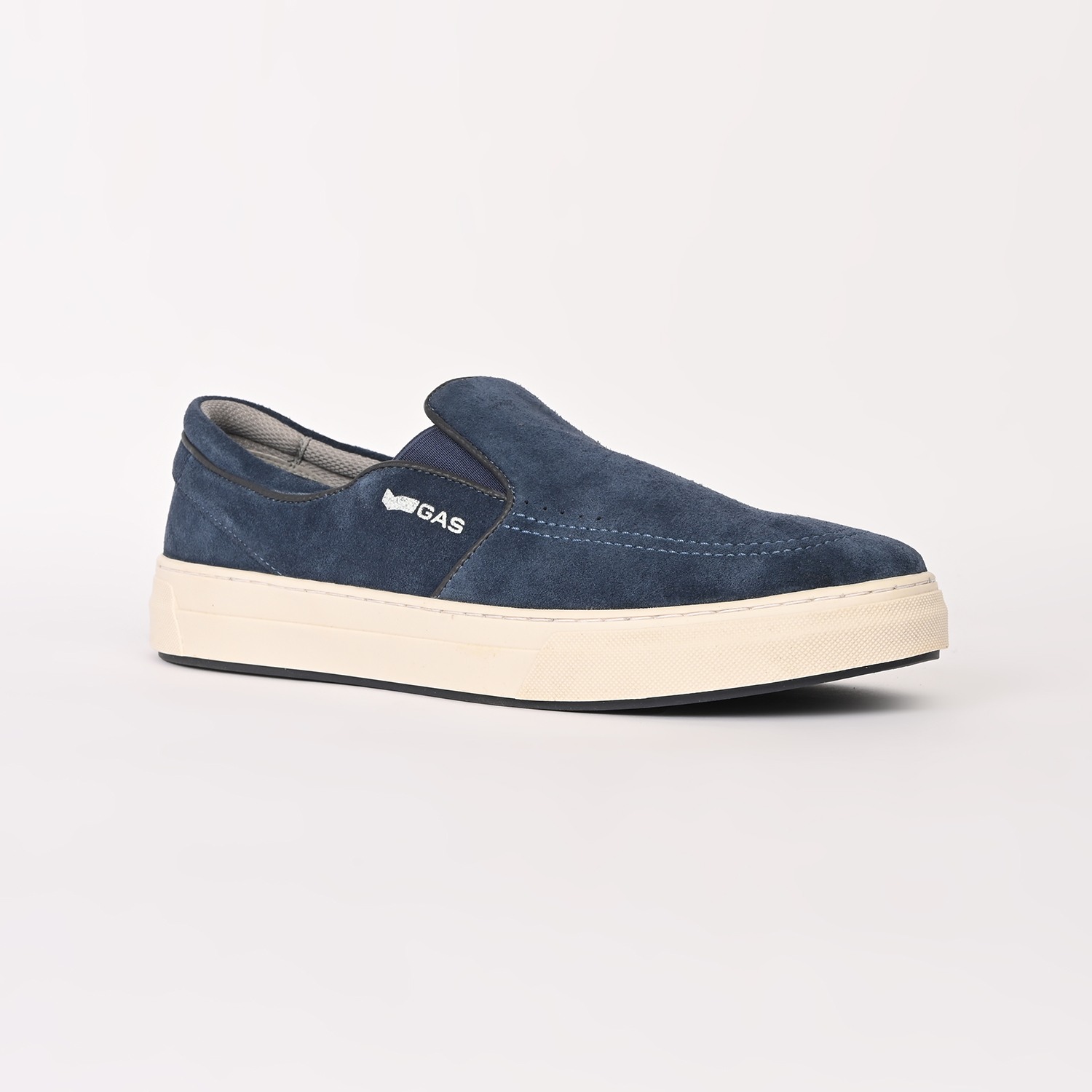 GAS | Men Zippi Navy Loafers|2
