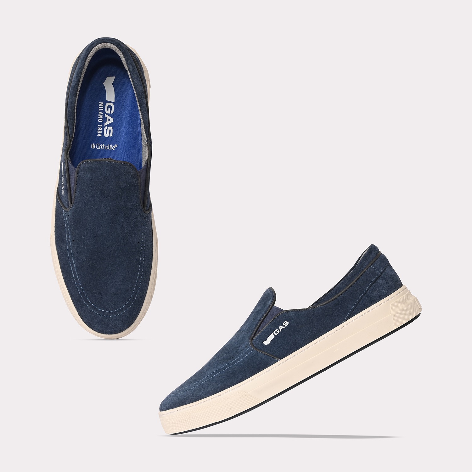 Men Zippi Navy Loafers