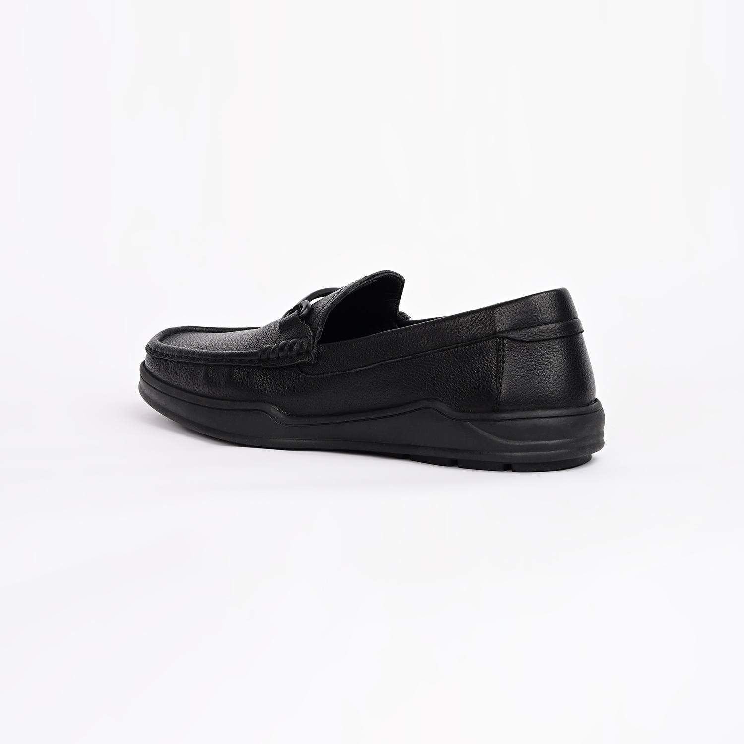 GAS | GAS Men StrideNoir Black Loafers|4