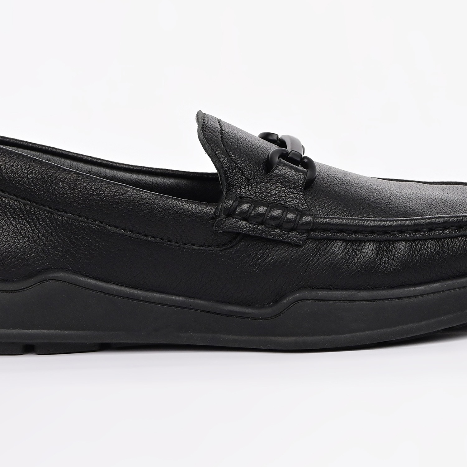 GAS | GAS Men StrideNoir Black Loafers|2