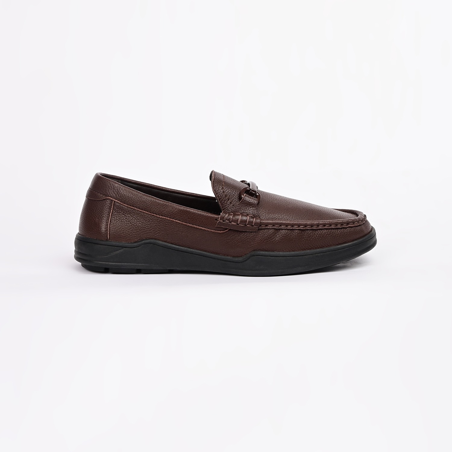 GAS Men StrideNoir Brown Loafers