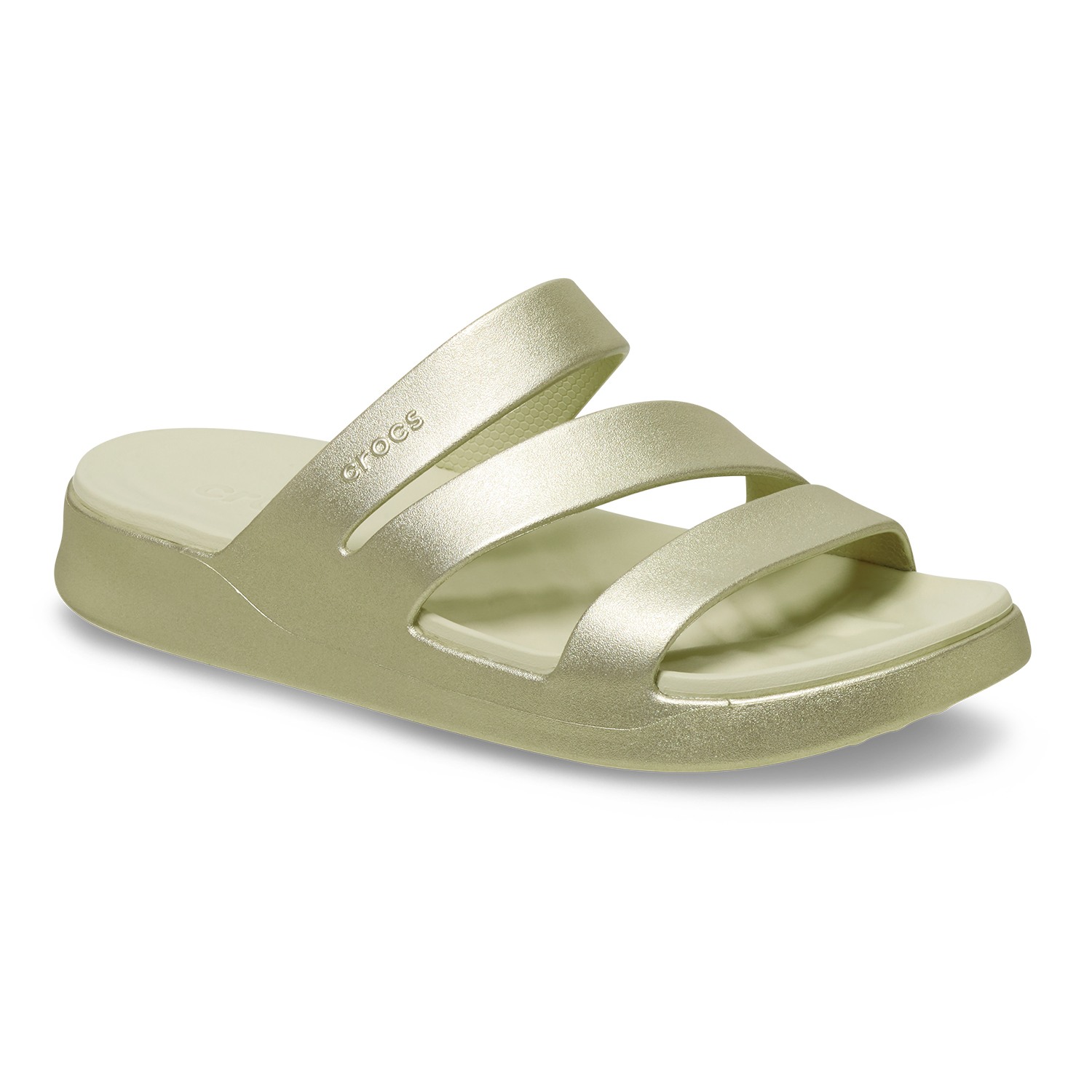 Getaway Metallic Strappy Sandal