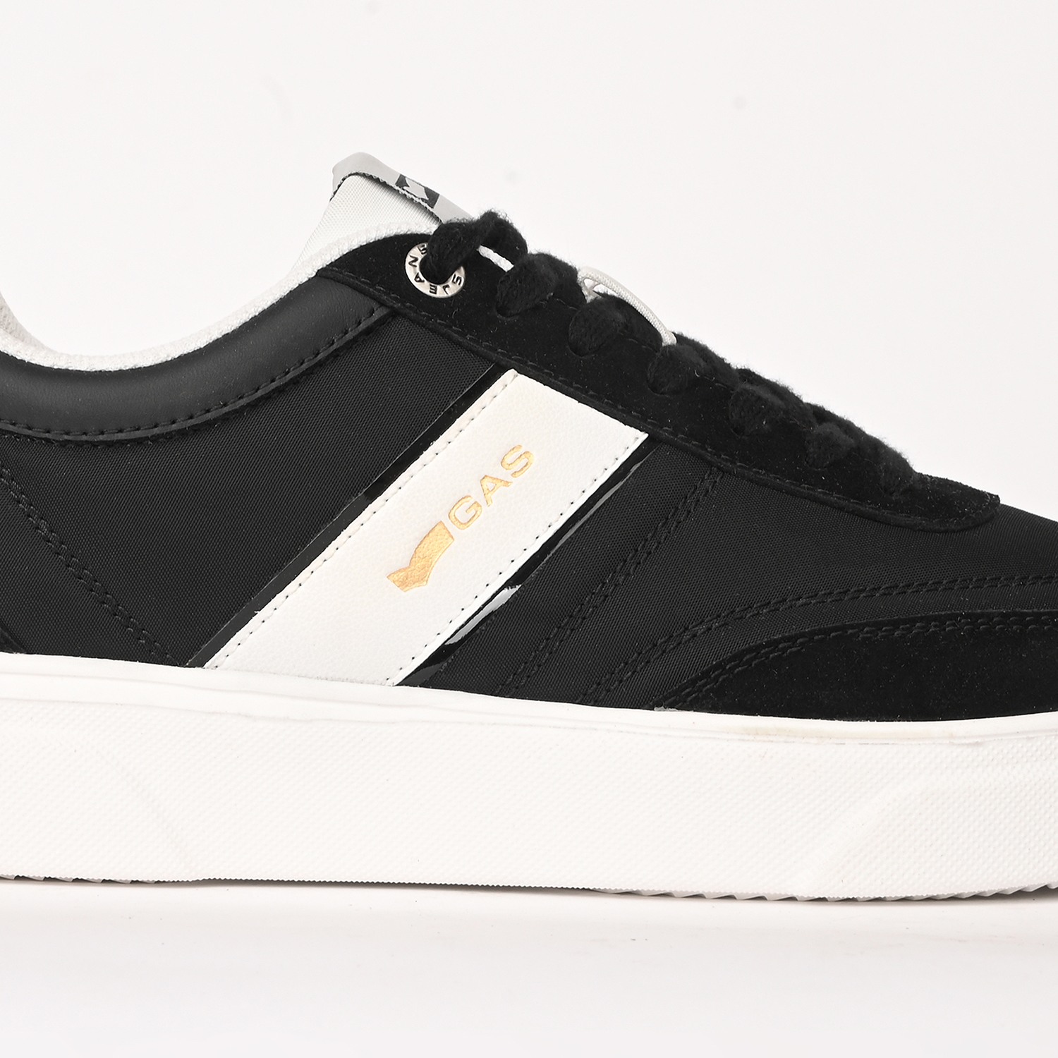GAS | Men Luciano Black Casual Sneakers|2