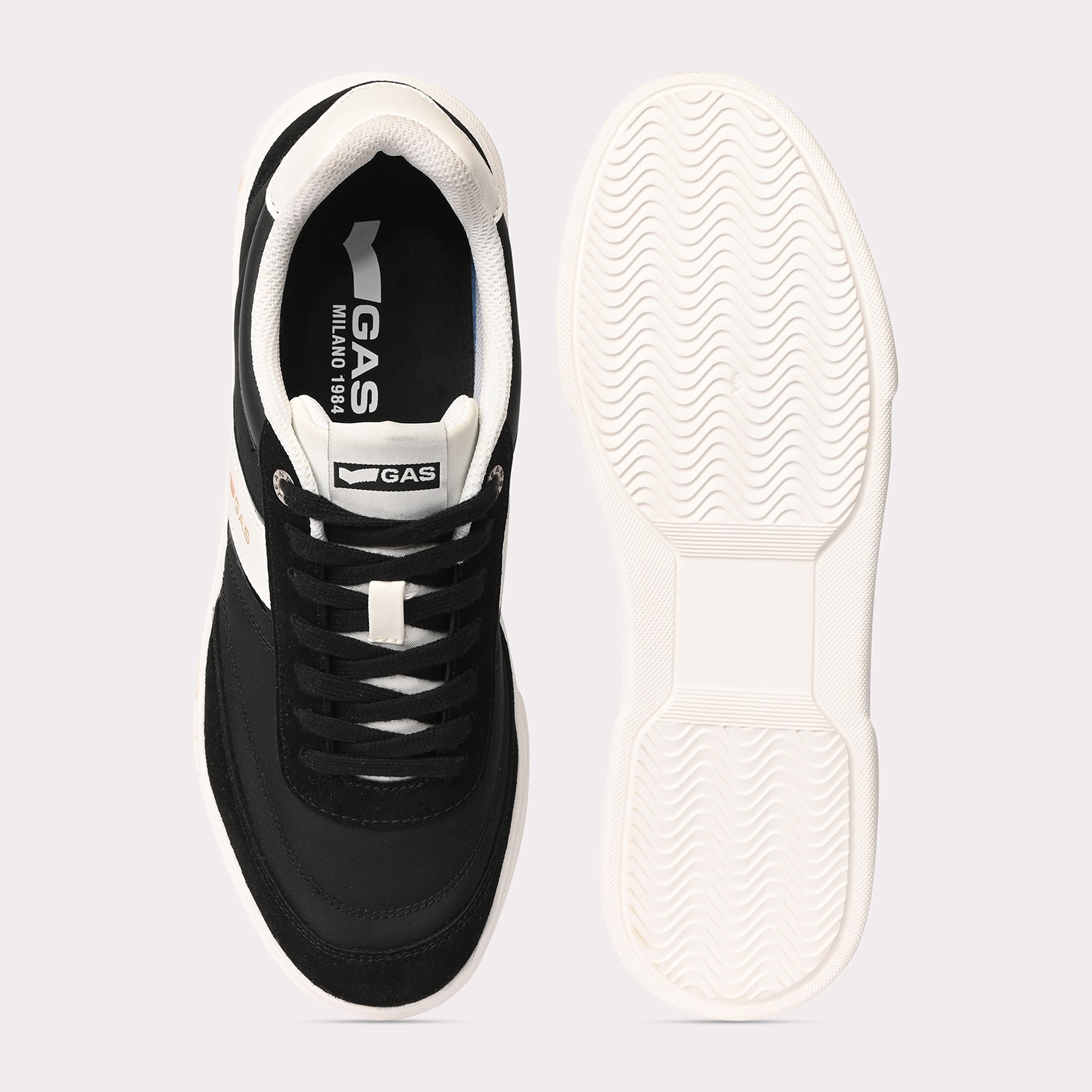 GAS | Men Luciano Black Casual Sneakers|5