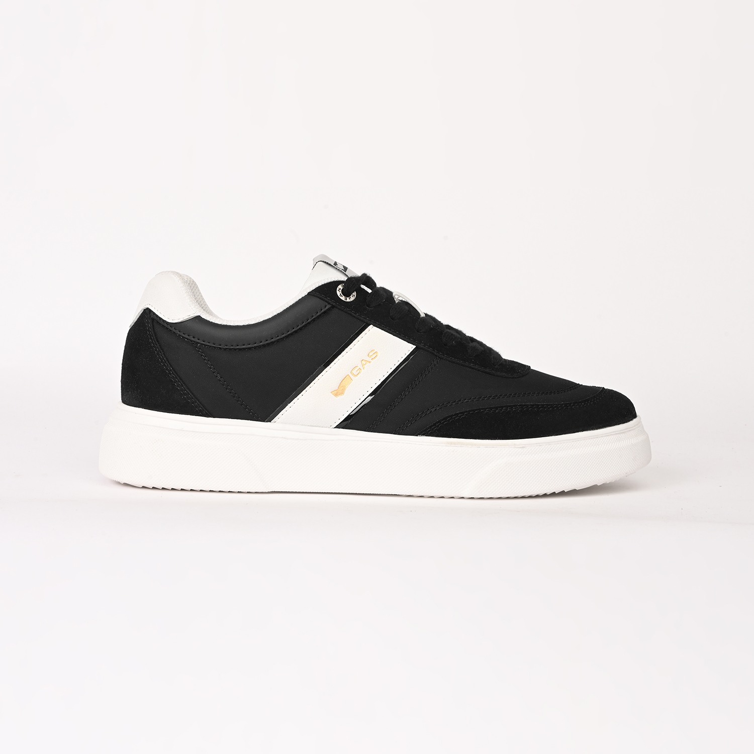 GAS | Men Luciano Black Casual Sneakers|1