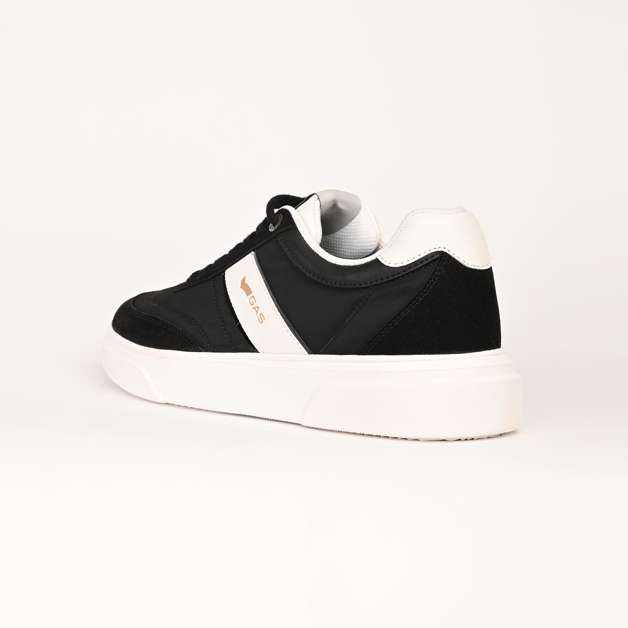 GAS | Men Luciano Black Casual Sneakers|6