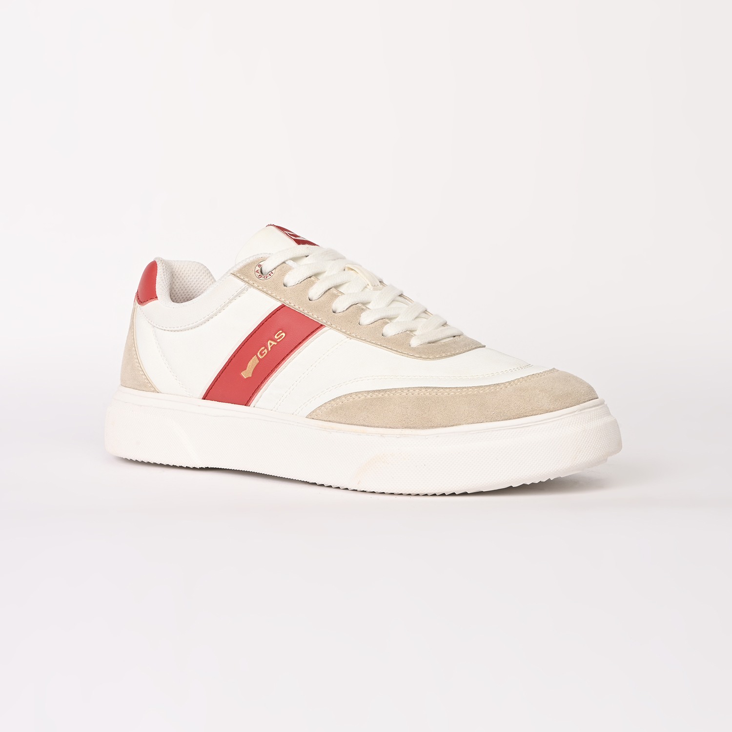 GAS | Men Luciano White Casual Sneakers|3