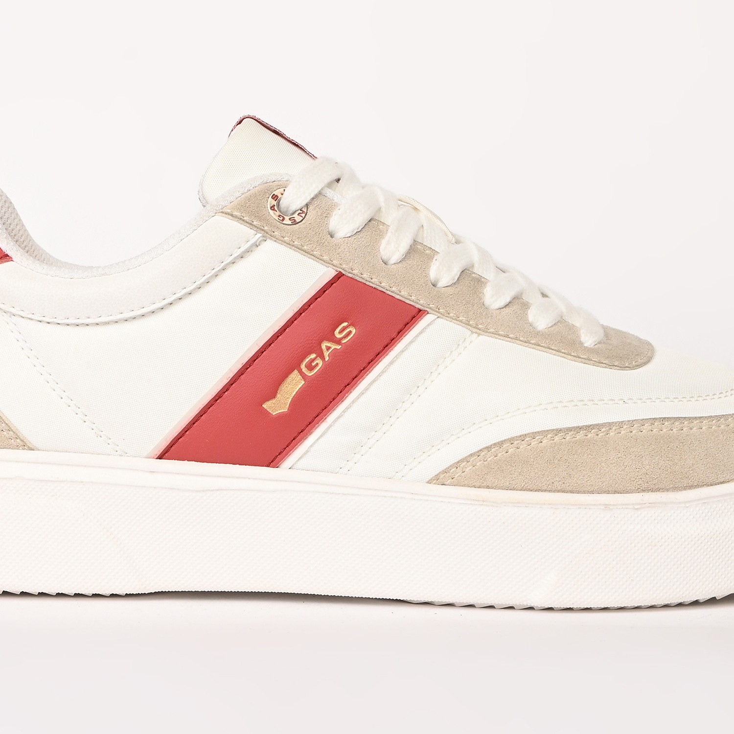 GAS | Men Luciano White Casual Sneakers|2
