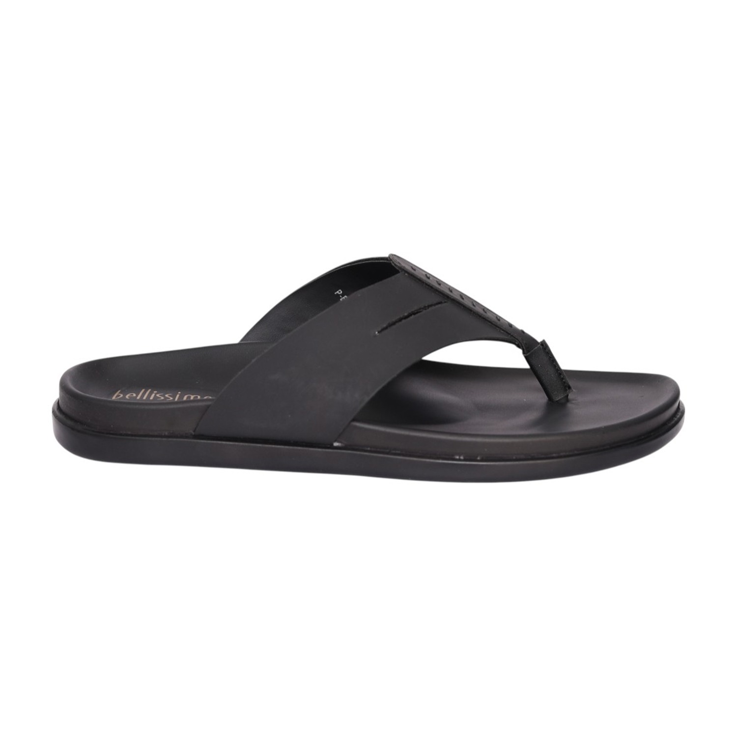 Men Black RidgeCraft Toe-Post Sandals