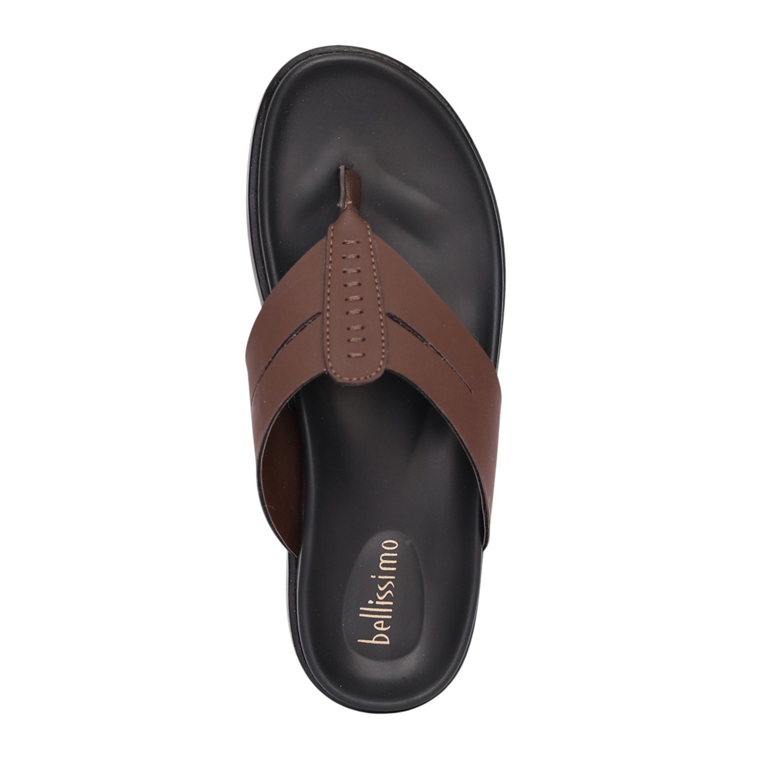 Men Brown RidgeCraft Toe-Post Sandals
