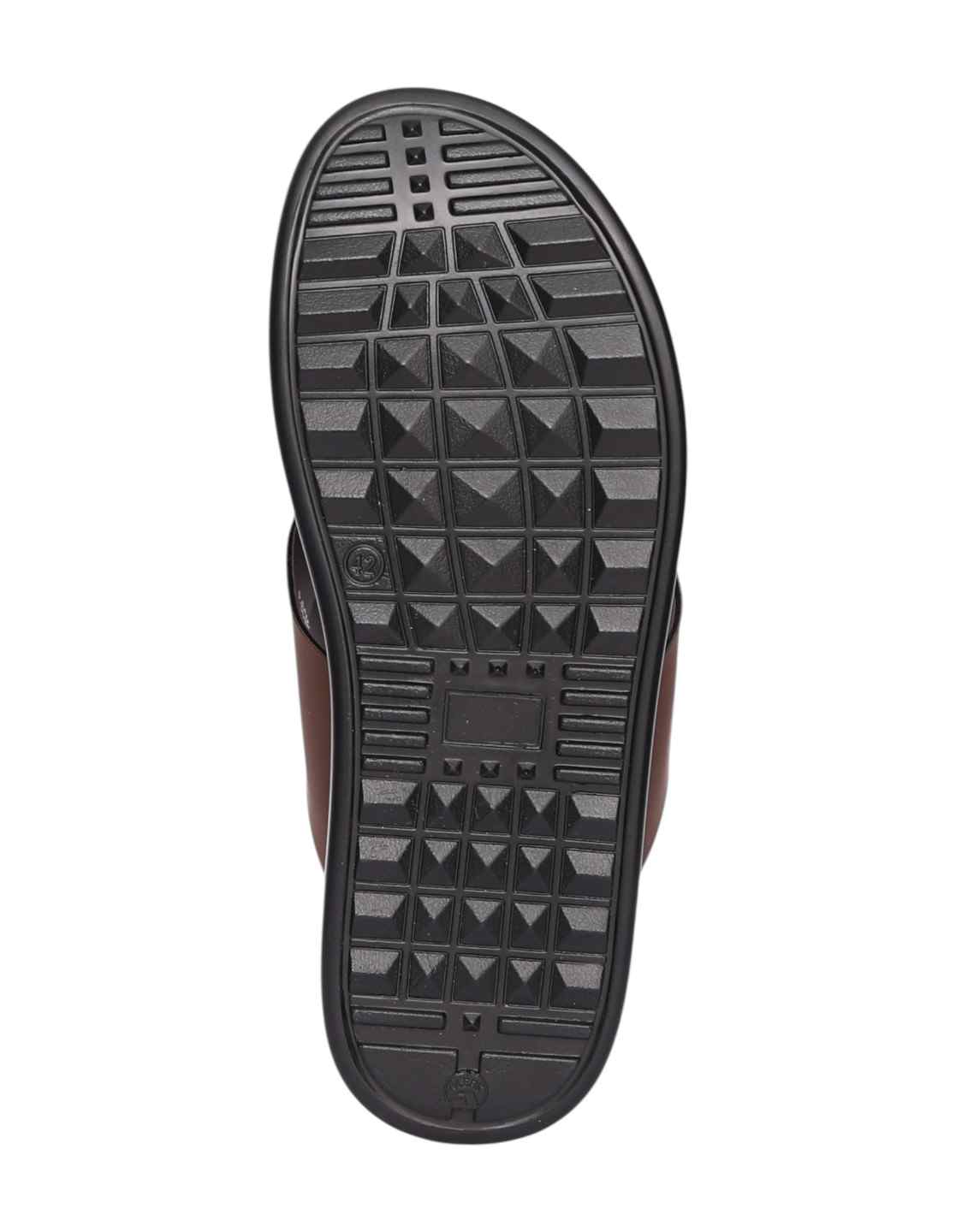 Men Brown RidgeCraft Toe-Post Sandals