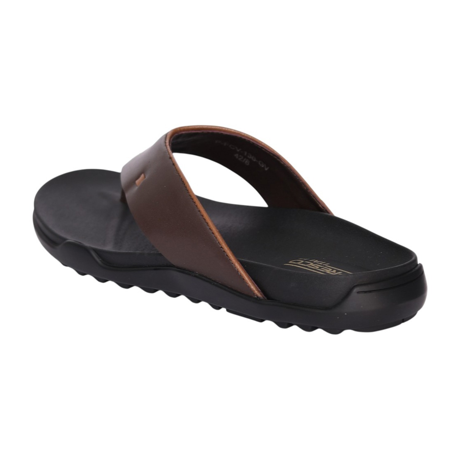 Men Brown Comfort Thong Sandals