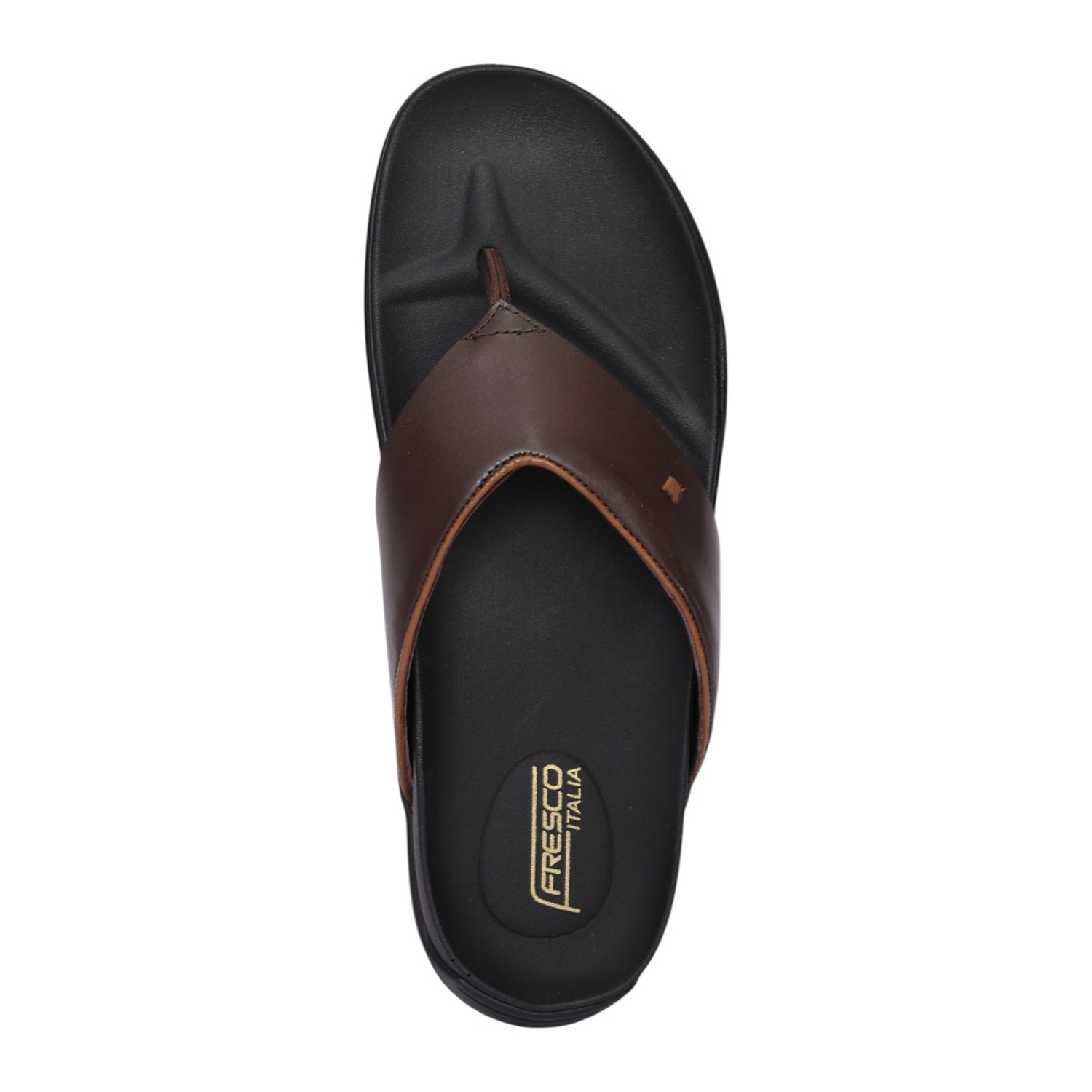 Men Brown Comfort Thong Sandals