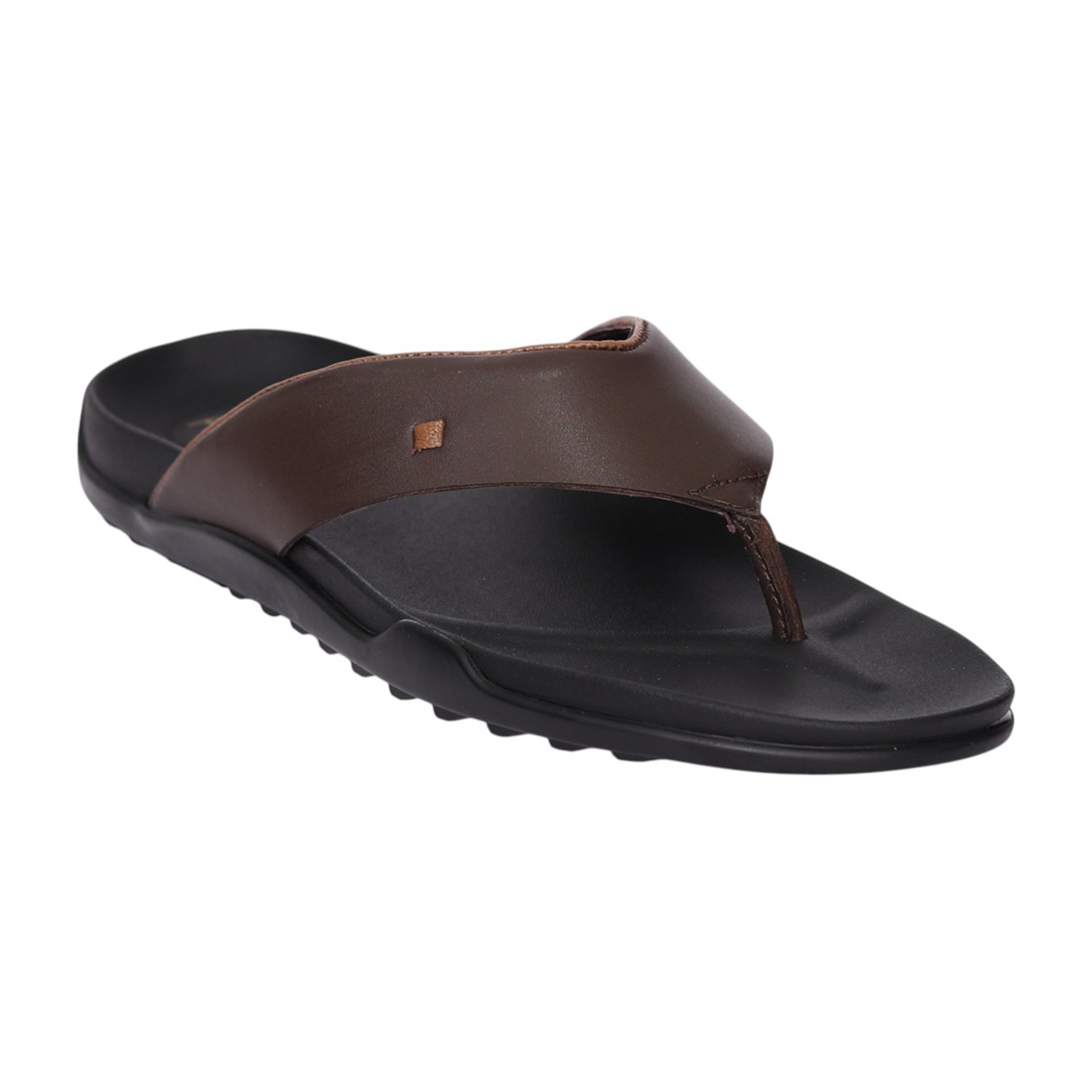 Men Brown Comfort Thong Sandals