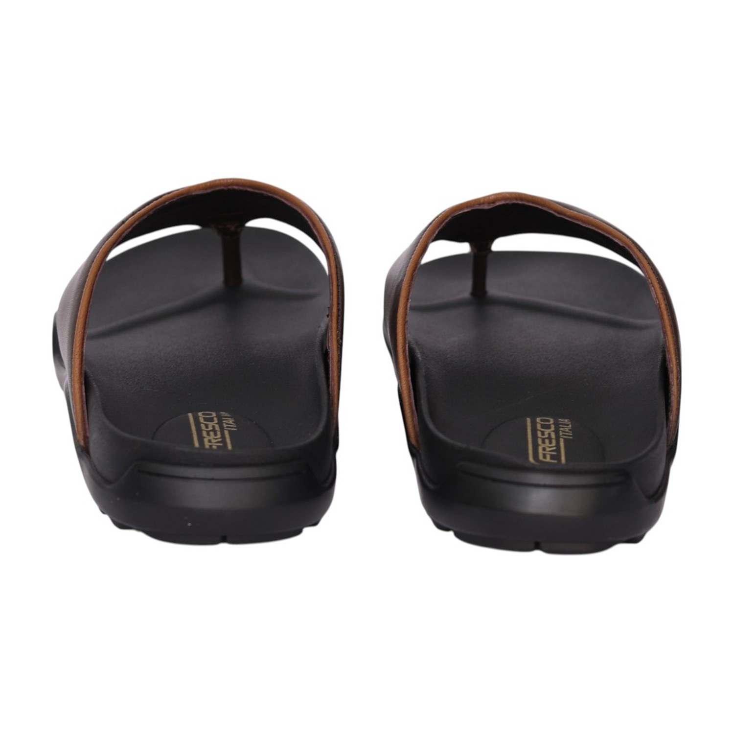 Men Brown Comfort Thong Sandals