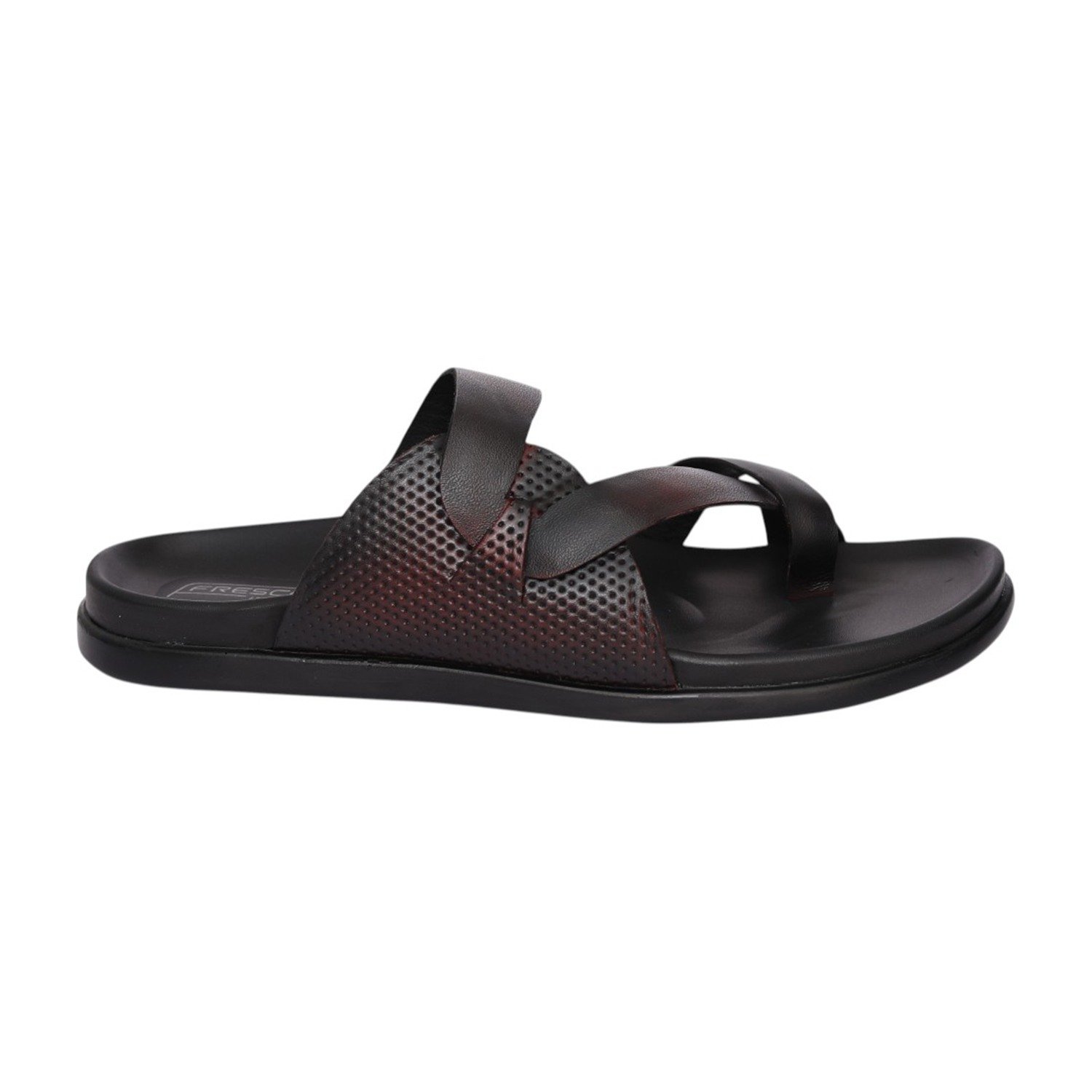 Men Bordo Dual Strap Casual Sandals