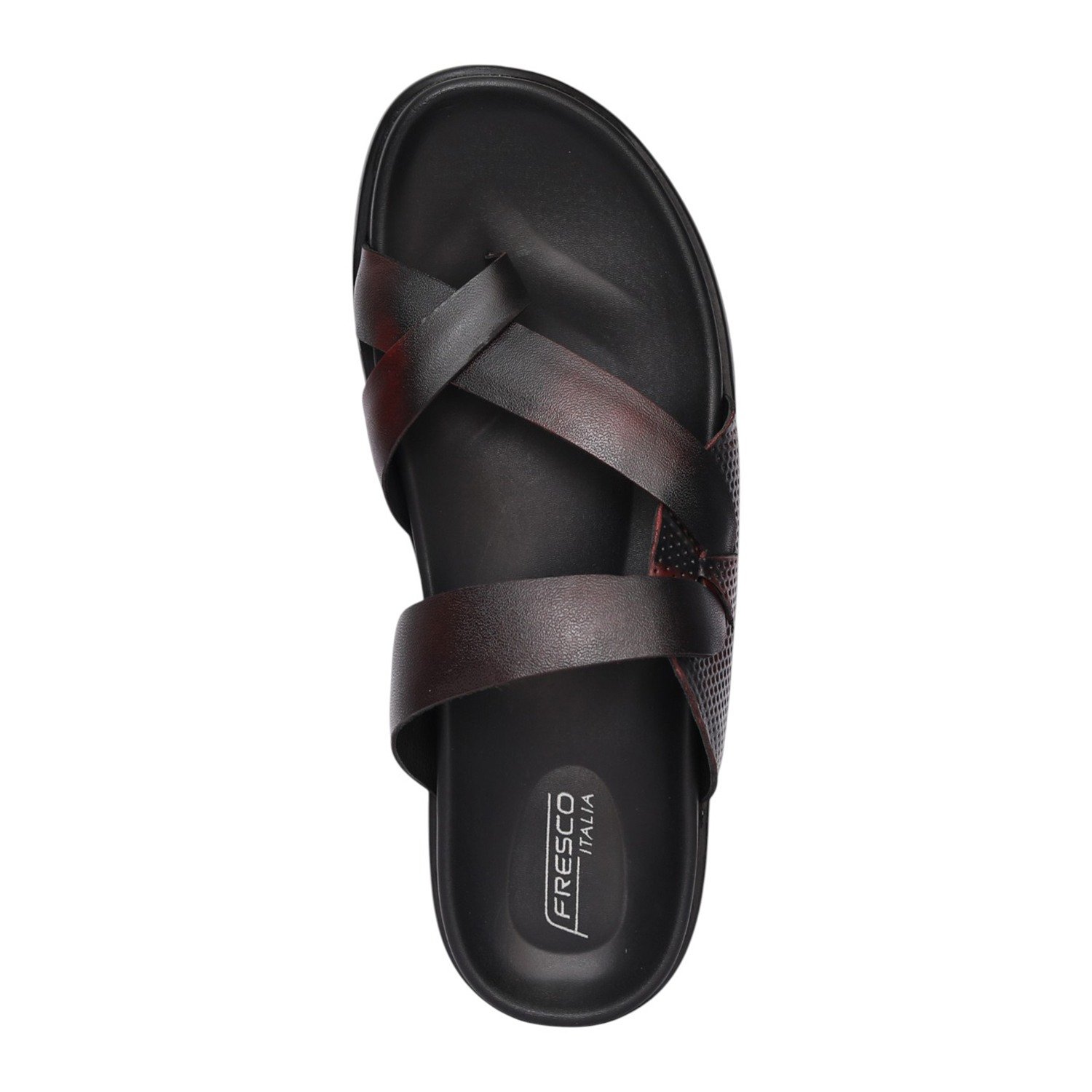Men Bordo Dual Strap Casual Sandals