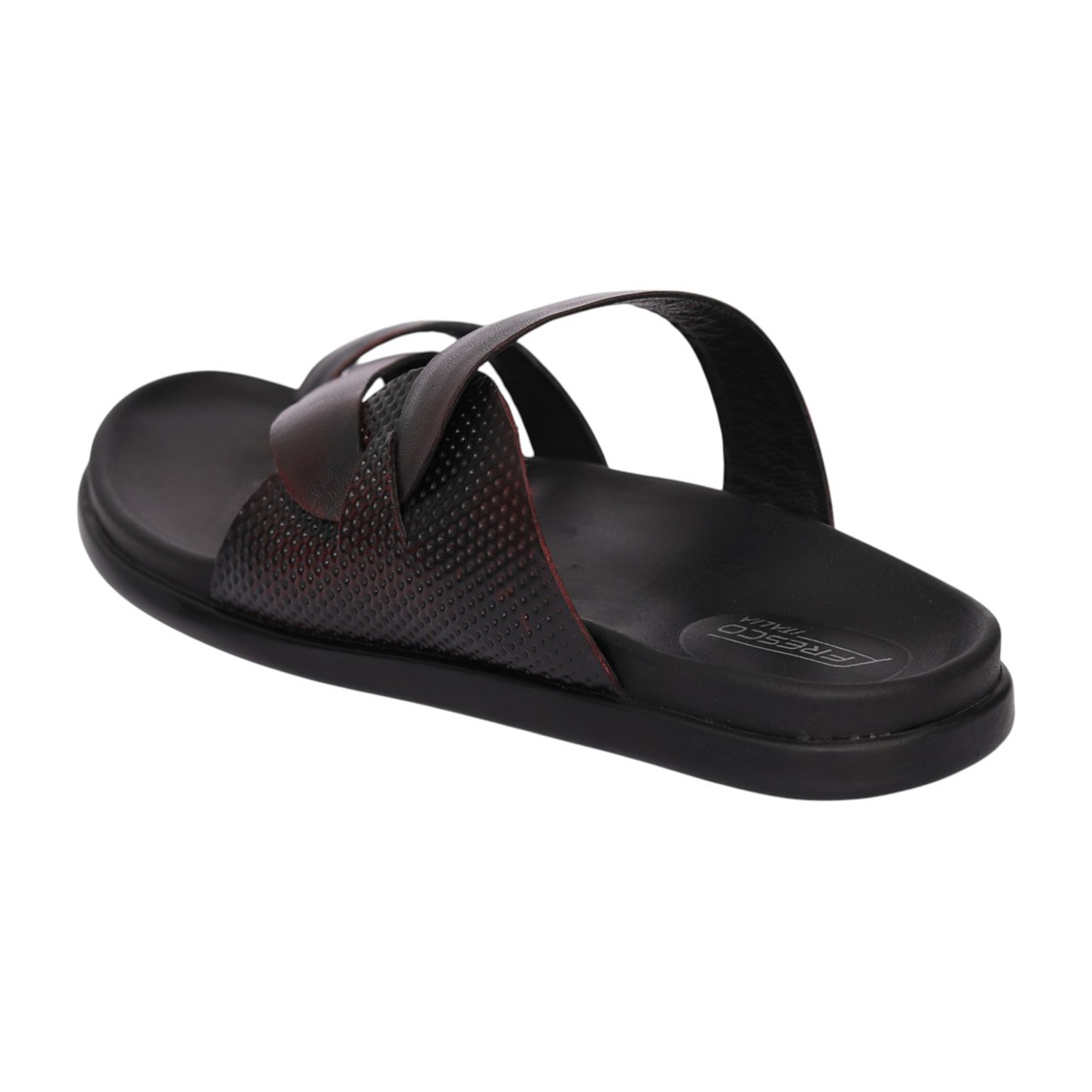 Men Bordo Dual Strap Casual Sandals
