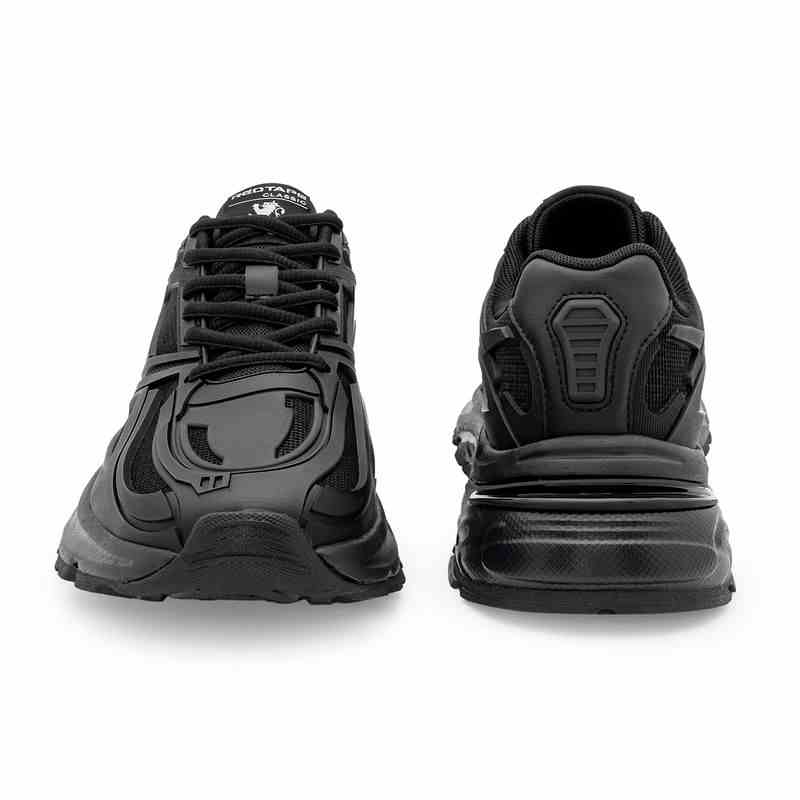 Red Tape | Men’s All-Black Lace-Up Sports & Running Shoes|4