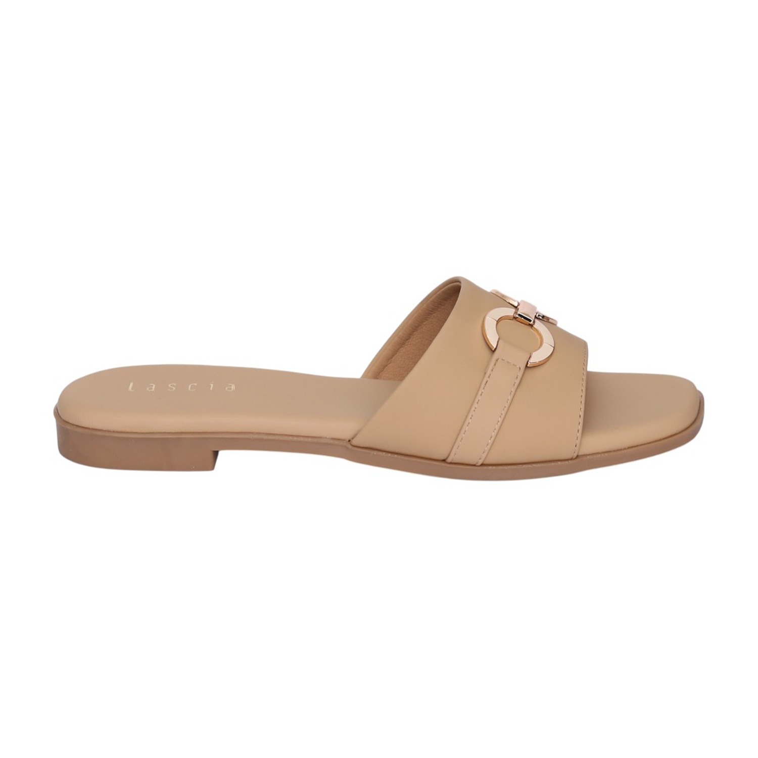 Women Beige Decorative Link Sandal