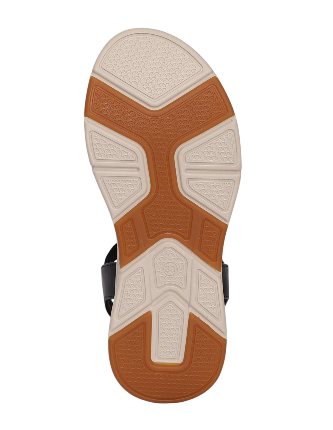 Women Black Shimmer Strap Comfort Sandal