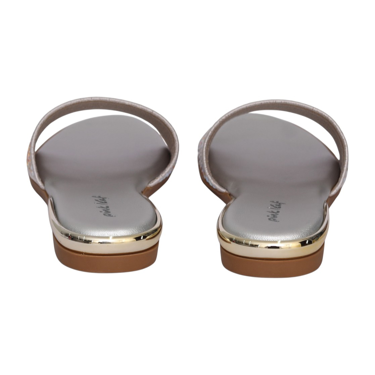 Women Silver Celestial Shine Flat