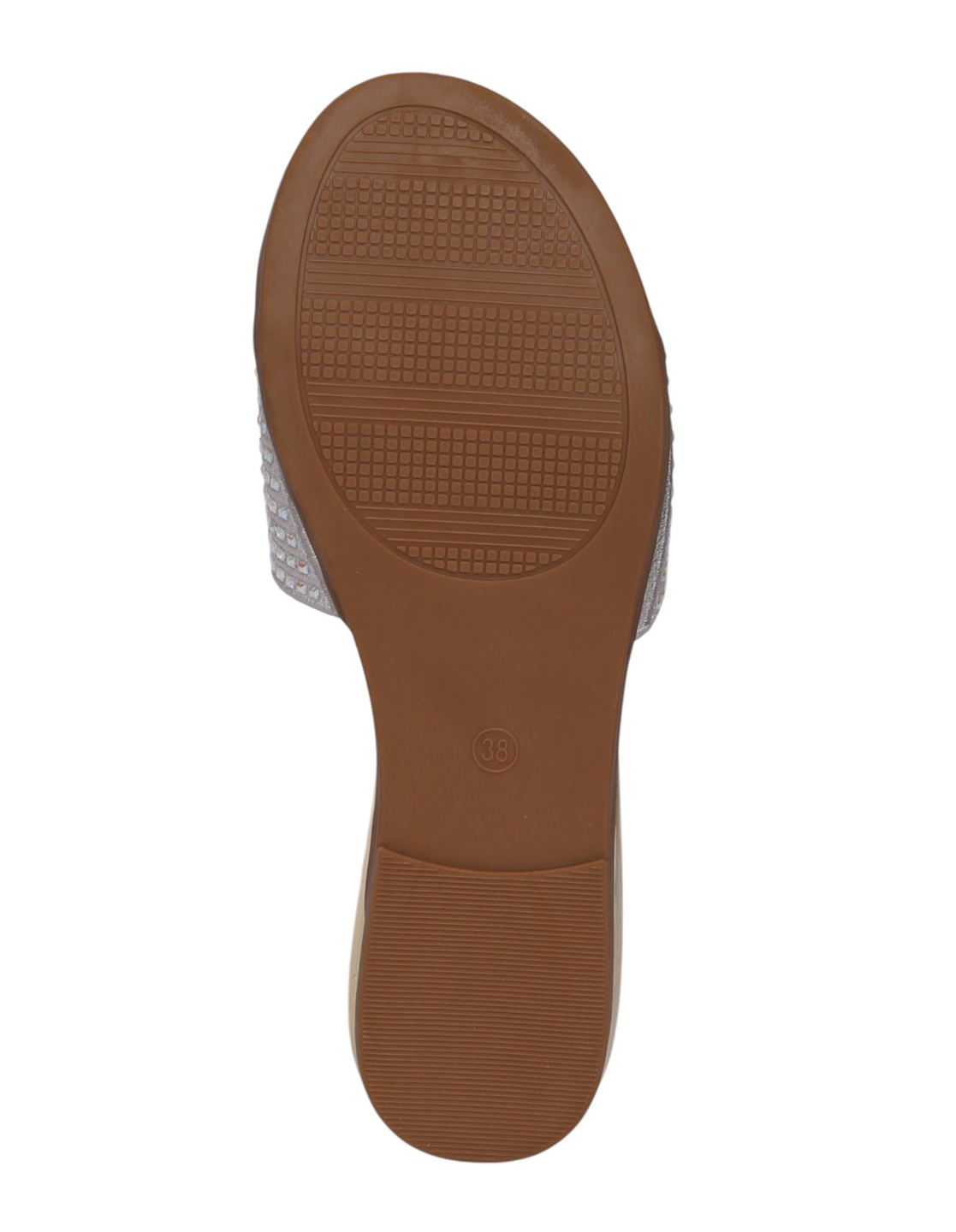 Women Silver Celestial Shine Flat