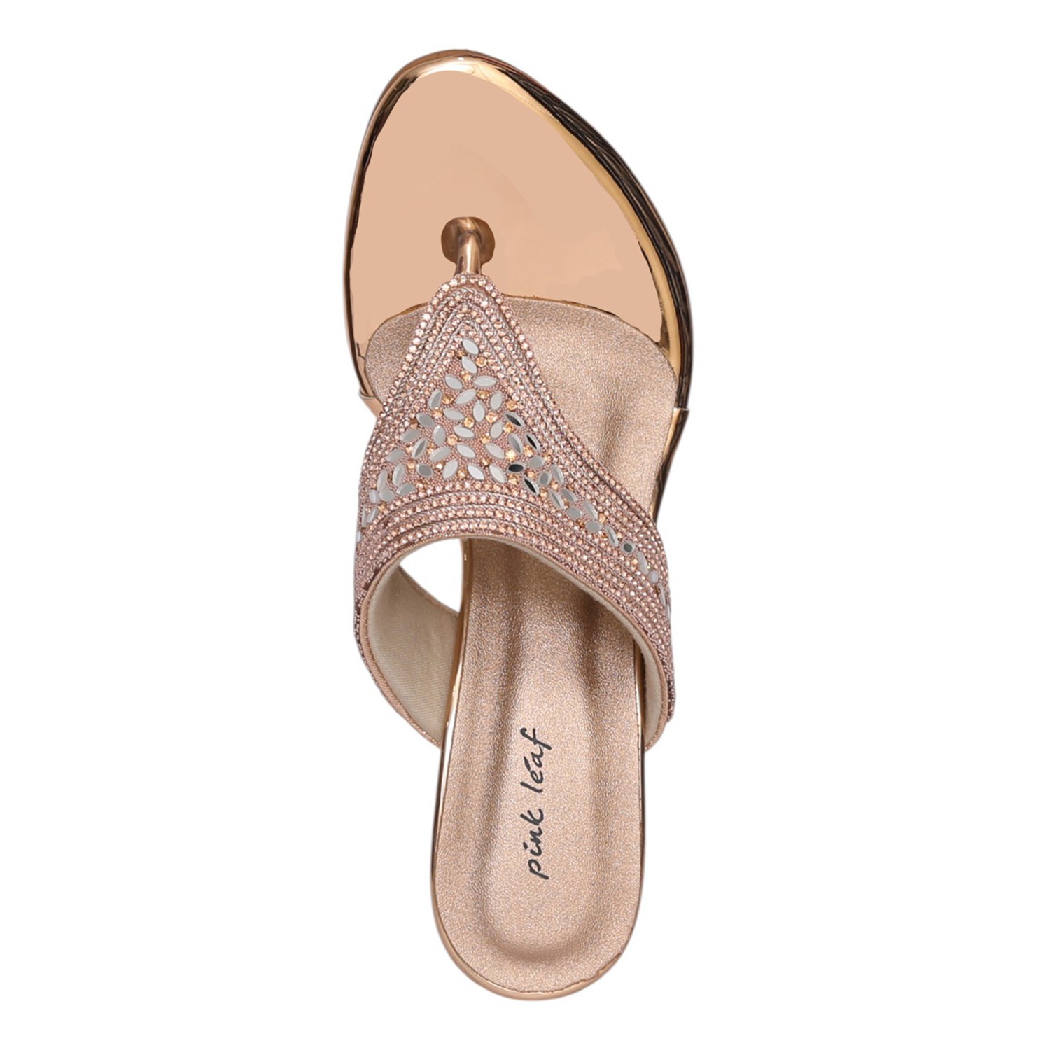 Women Sulthan Imperial Crystal Toe Post Heel