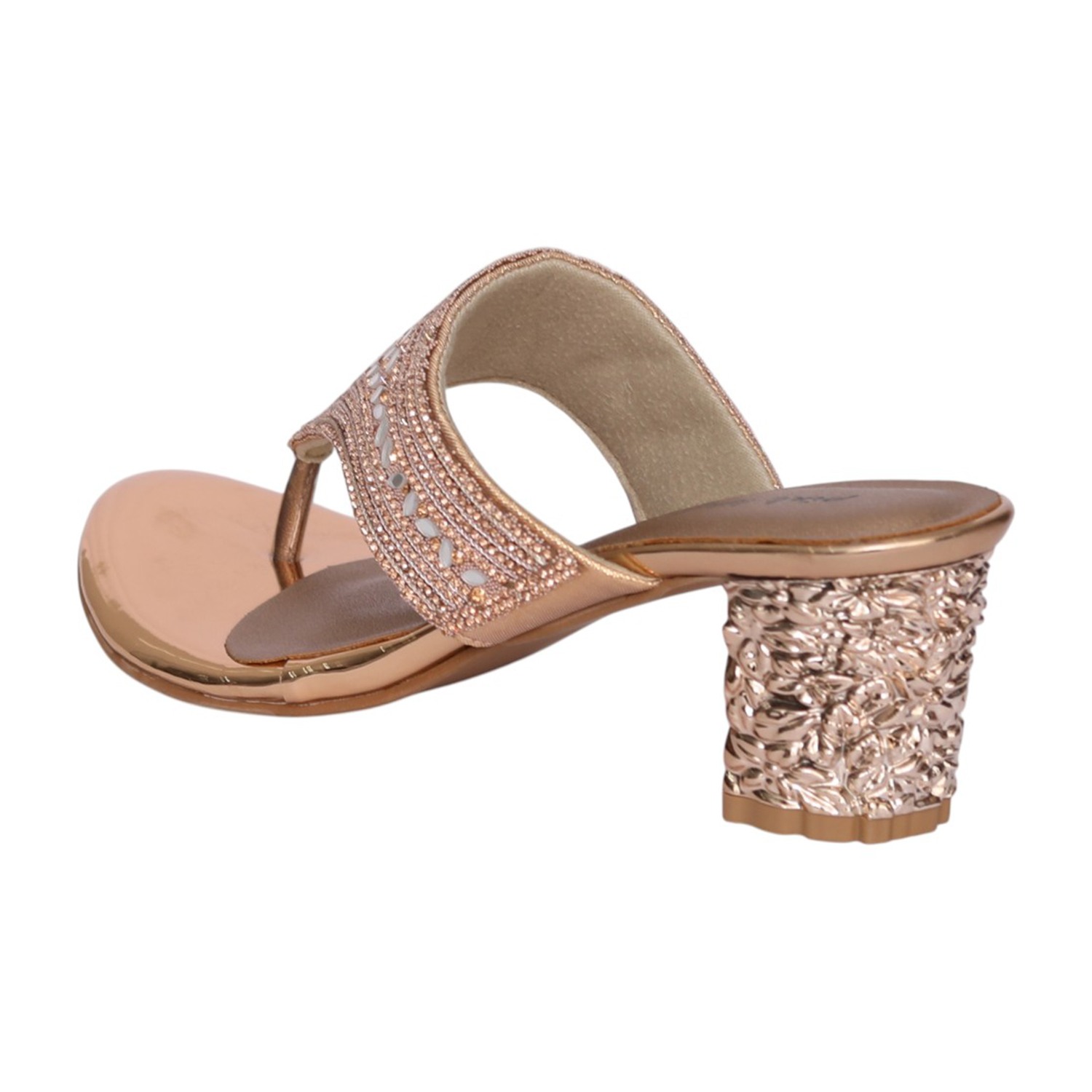 Women Sulthan Imperial Crystal Toe Post Heel