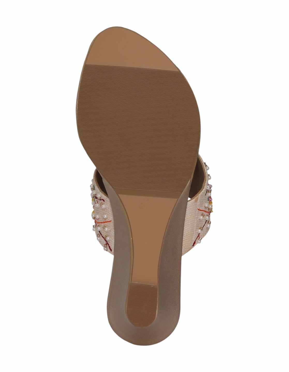 Women Gold Garden Jewel Toe Ring Wedge