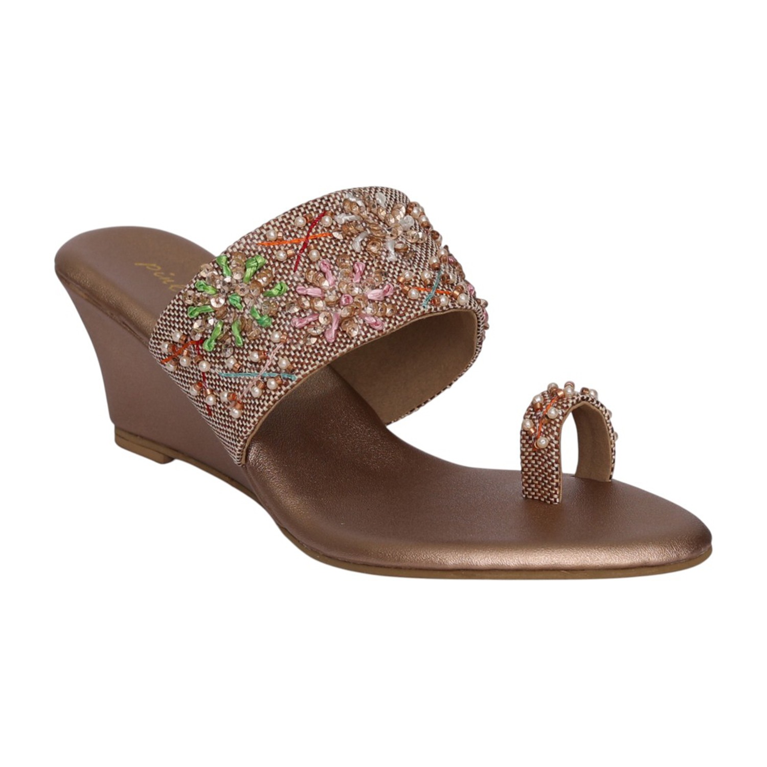 Women Sulthan Garden Jewel Toe Ring Wedge