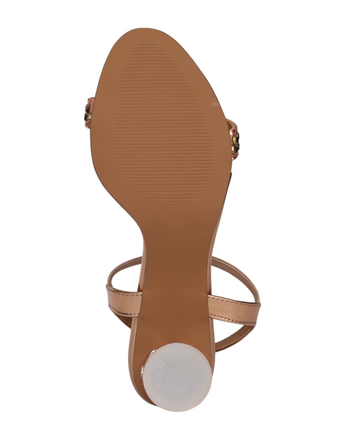 Women Sulthan Crystal Strap Statement Heel