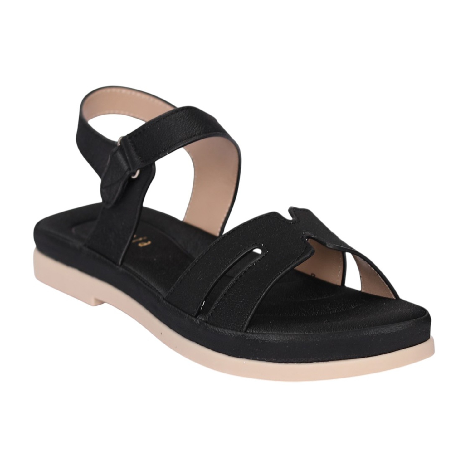 Women Black Soft Sole Sandal
