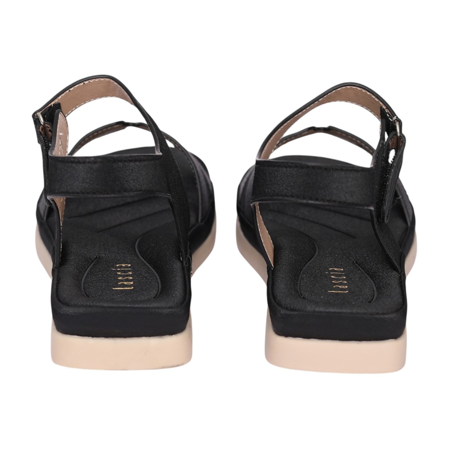 Women Black Soft Sole Sandal