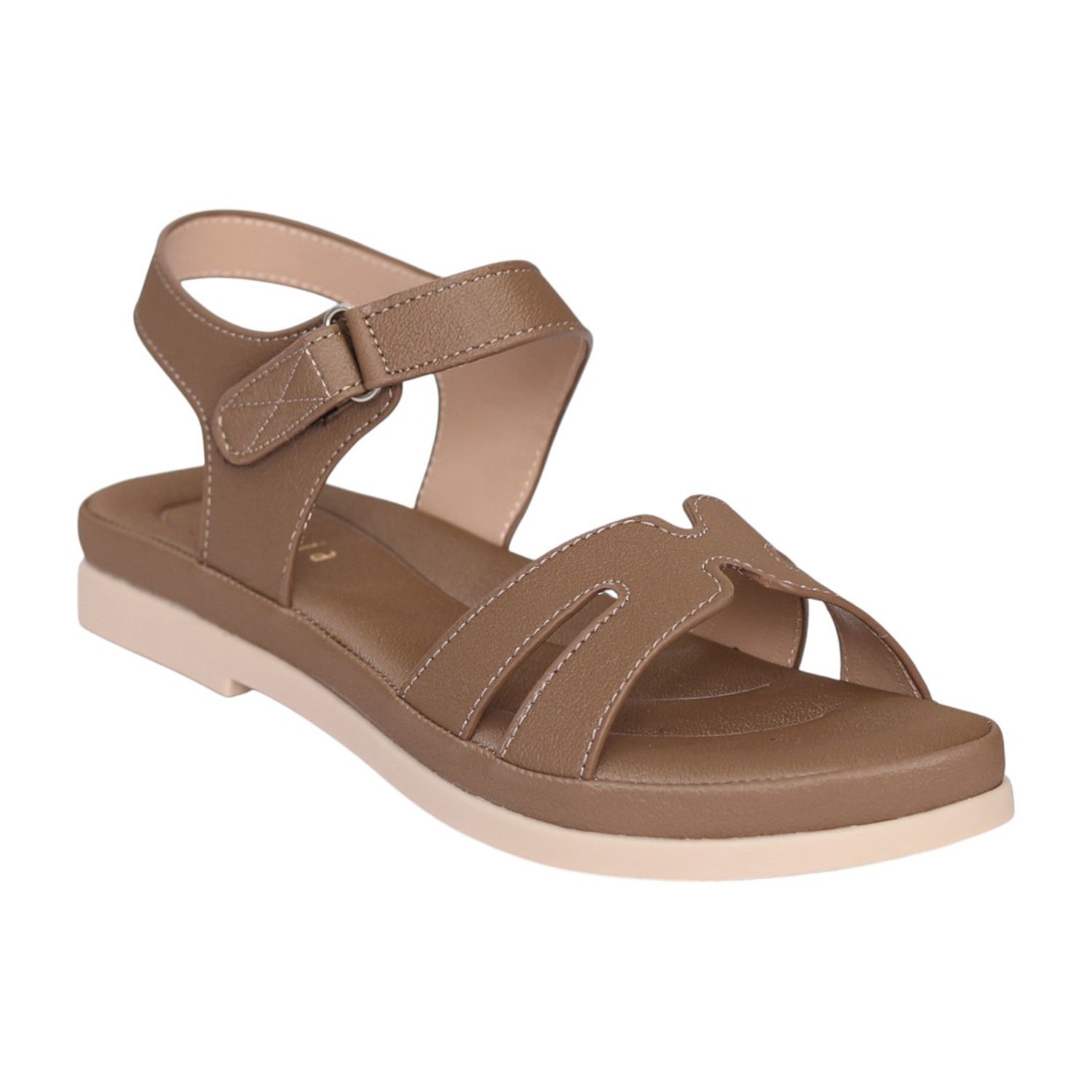 Women Brown Soft Sole Sandal