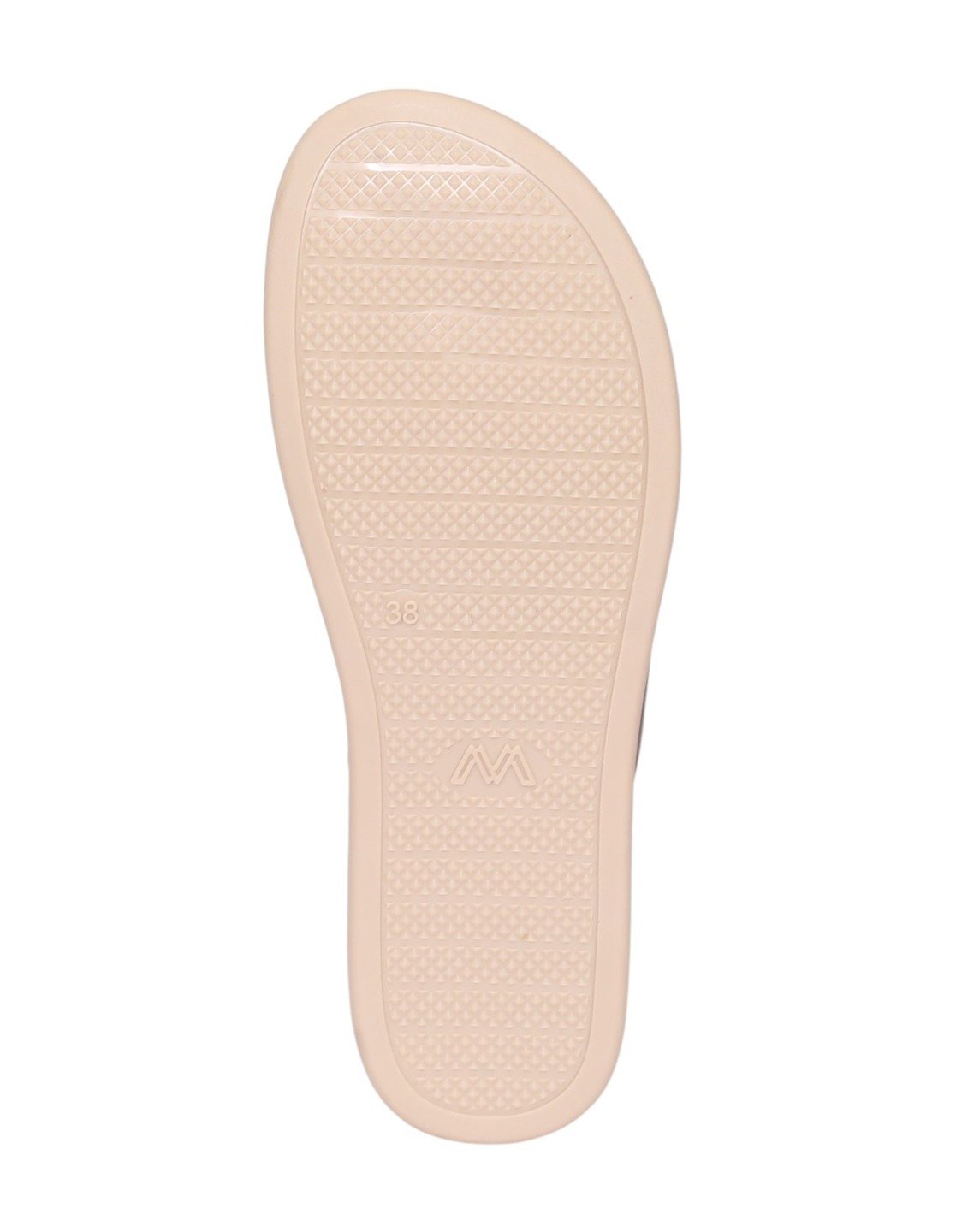 Women Peach Double Accent Thong Sandal